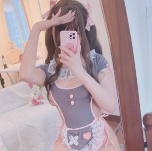 Twitter微密圈网红《小蔡头喵喵》可爱女仆视频